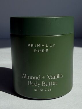 Primally Pure Almond + Vanilla Body Butter — Green